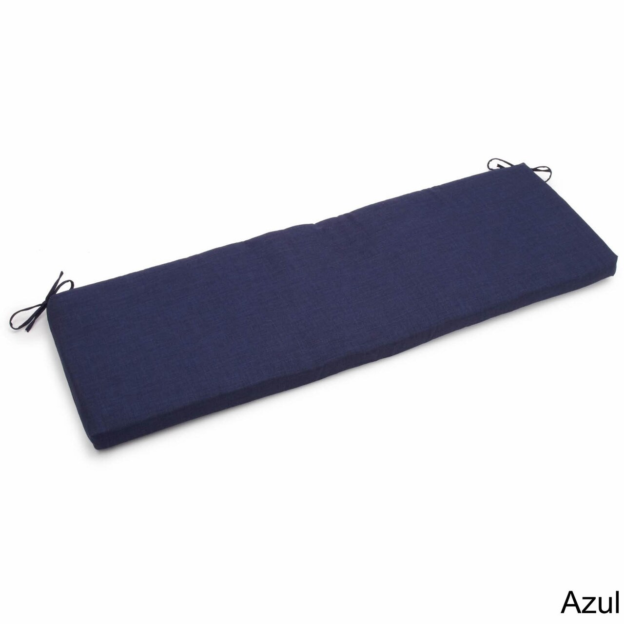 63 inch by 19 inch Spun Polyester Bench Cushion Azul Michaels
